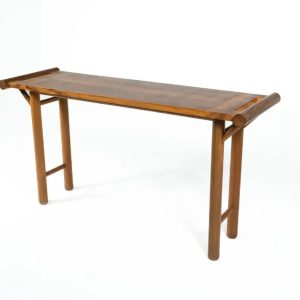 Mid Century Console, Walnut, Italy, 1970s