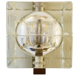 Mid-Century Modern Pair of Cubosfera Wall lights by Alessandro Mendini, Italy