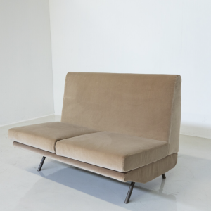 Mid-Century Modern Sofa by Marco Zanuso, Italy, 1960s - New Upholstery