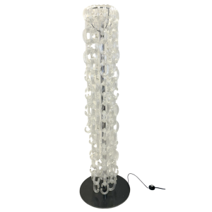 Mid-Century Floor Lamp by Vistosi in Glass, Italy, 1960s