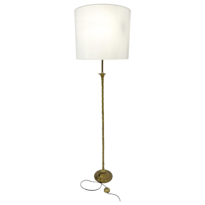 Mid-Century Brass Floor Lamp by Maison Baguès, France, 1950s