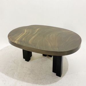 Mid-Century Brass Coffee Table by Christian Krekels, Belgium, 1970s