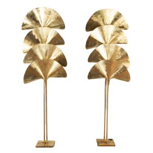 Mid Century Modern Style Italian "Ginkgo" Floor Lamps
