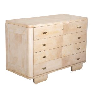 Art Deco Chest of Drawers in Parchment