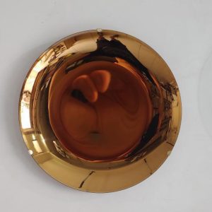 Contemporary Copper Coloured Concave Mirror