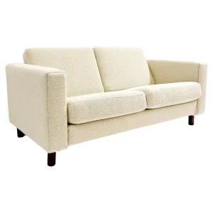 Mid Century Modern White Two Seater Sofa by Hans Wegner