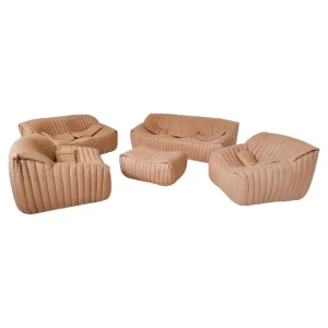 Mid Century "Sandra" Seating Set by Annie Hieronimus for Ligne Roset