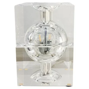 Mid Century Modern Italian Plexiglass Table Lamp