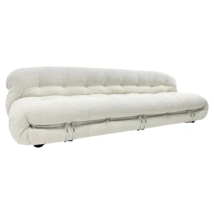 Mid Century "Soriana" Three-Seater Sofa by Afra & Tobia Scarpa for Cassina