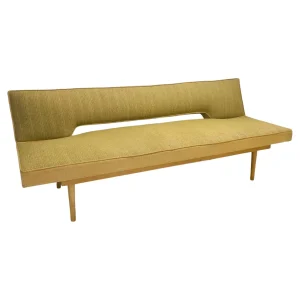 Mid Century Modern Yellow Sofa Bed
