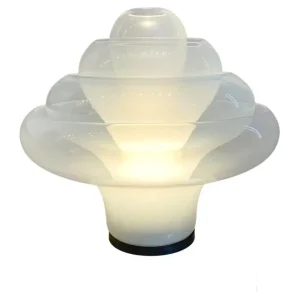 "Lotus" Murano Glass Table Lamp by Carlo Nason for Mazegga