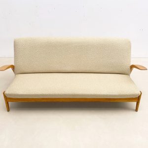 1960's Wooden Sofa by De Ster Gelderland