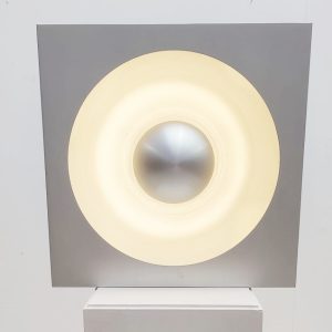 Mid Century Modern Square Table Lamp by Verner Panton