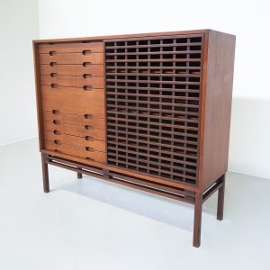 Mid-Century Modern Cabinet by Ilmari Tapiovaara for Selettiva di Cantù, 1950s