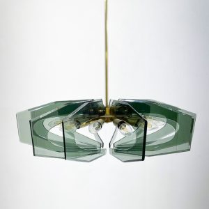 Mid-Century Modern Glass Suspension