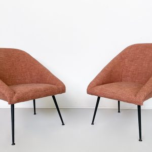 Mid-Century Modern Pair of Armchairs,Italy, 1960d