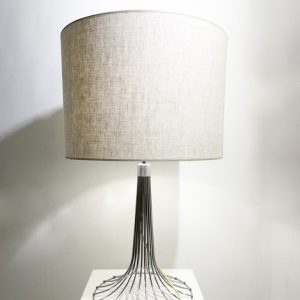 Mid-Century Modern Space Age Chrome Lamp, 1970s
