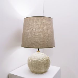 Mid Century Modern Table Lamp by R. Costa, Ceramica Bassano