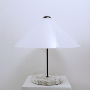 Mid Century Modern "Snow" Table Lamp by Vico Magistretti for O-Luce