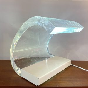 Mid Century "Acrilica" Table Lamp by Joe Colombo