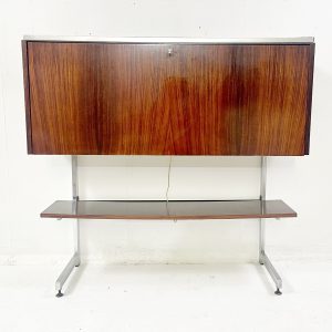 Mid-Century Belgian Wooden Bar Cabinet