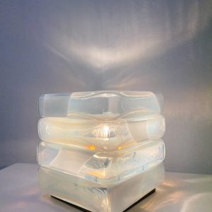 Mid-Century Table Lamp in Murano Glass By Carlo Nason, Italy, 1960s