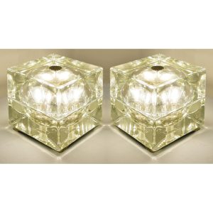 Pair of Cubosfera Lights by Mendini