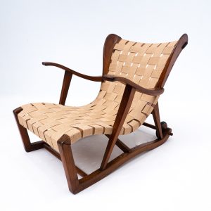 Mid-Century Modern Armchair by Guglielmo Pecorini