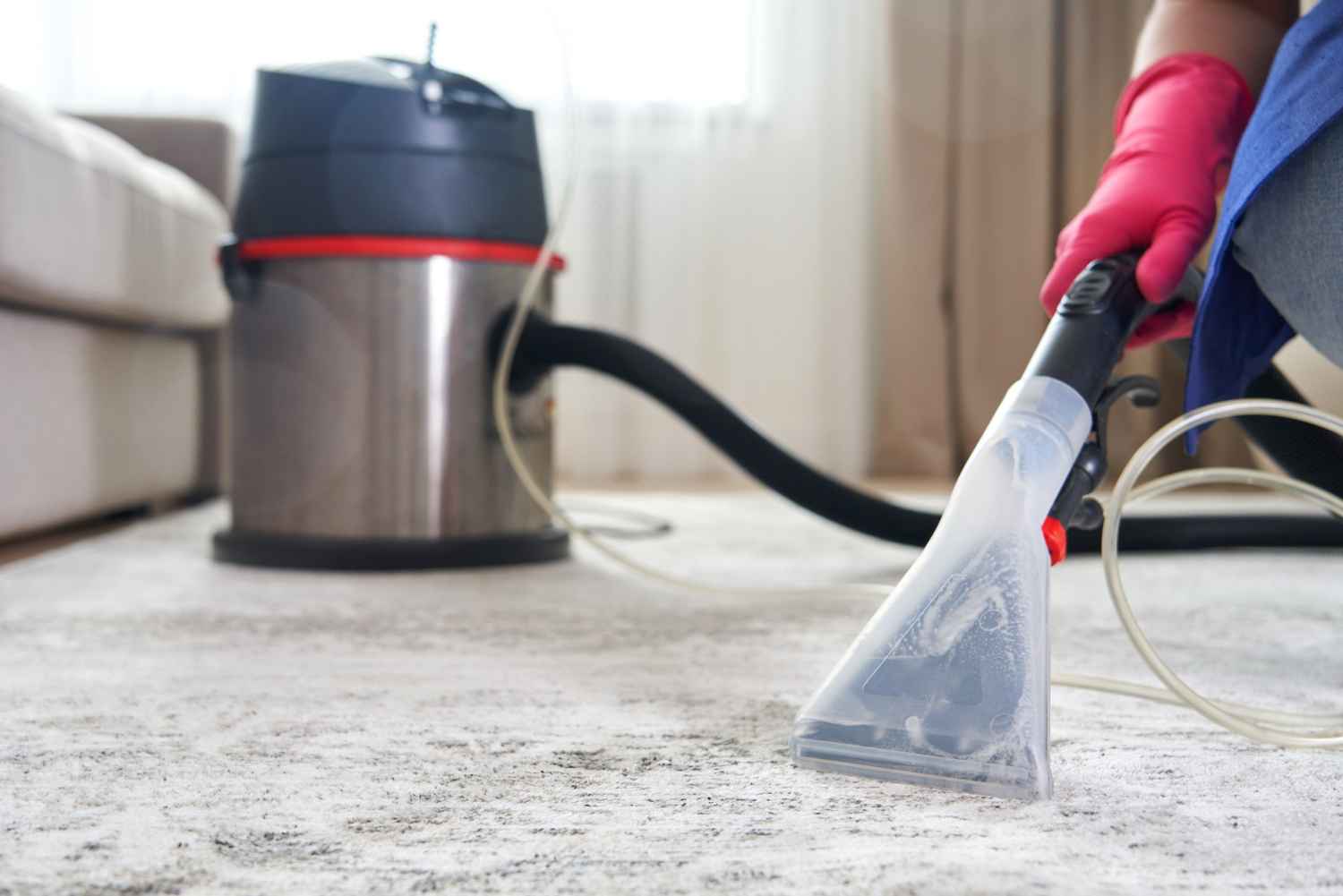 Carpet Cleaning Process